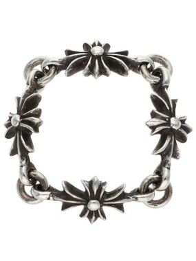 Chrome Hearts Ring Tny CH Pls Tiny Ech Plus Silver